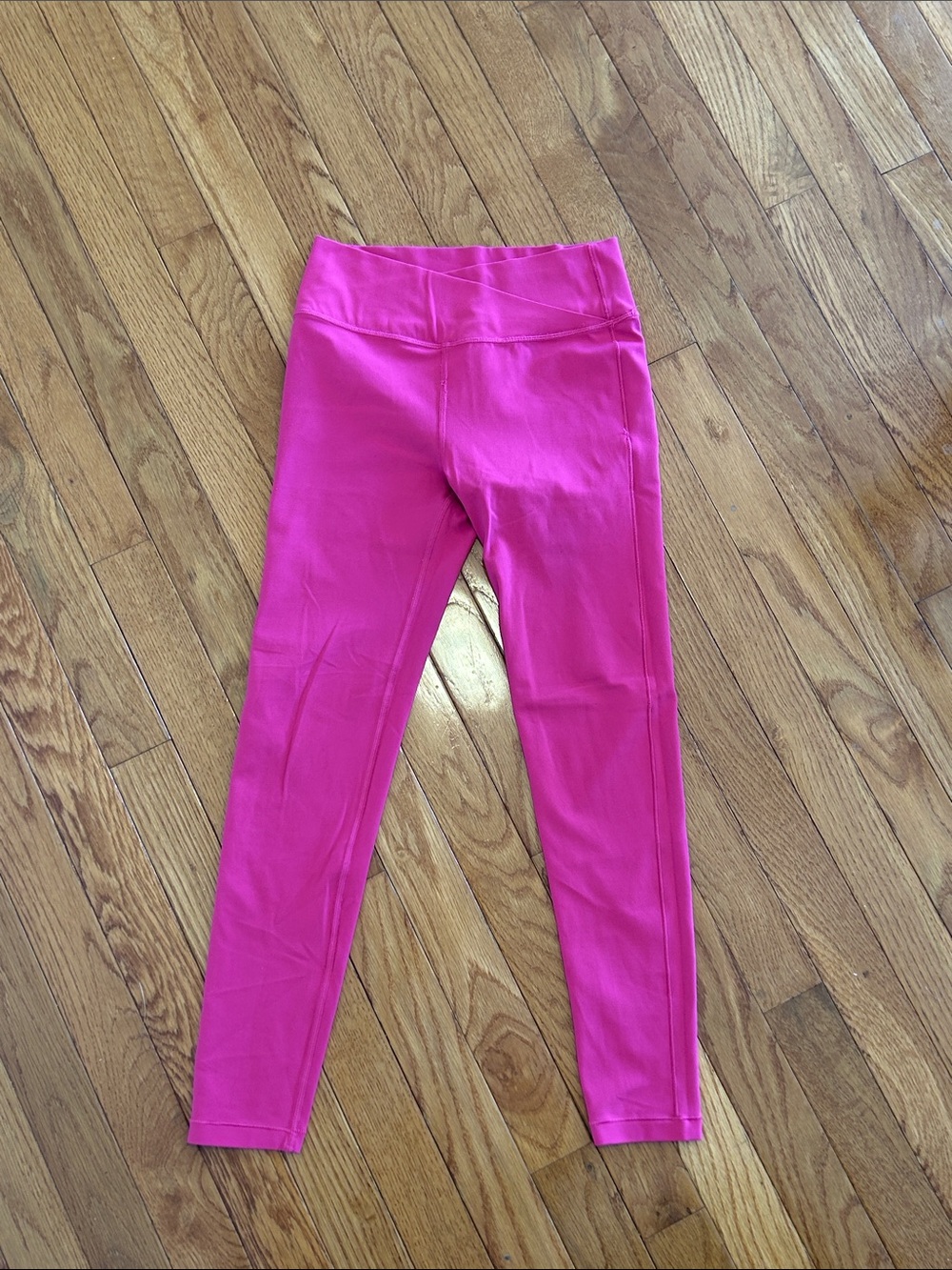 Athleta Girl Pink crossover Leggings in L/12